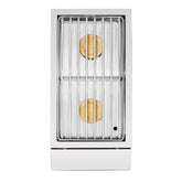 American Made Grills Atlas Double Side Burner showcasing sleek design and powerful cooking features for outdoor kitchens.